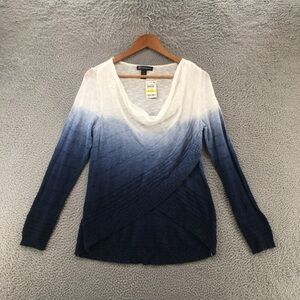 INC International Concepts Blue and White Ombre Sweater